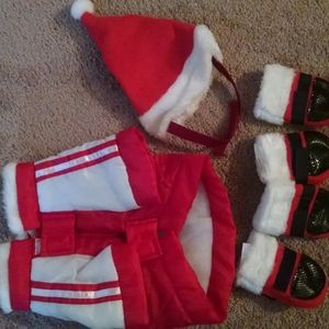 Dog or cat coat , hat, paw covers